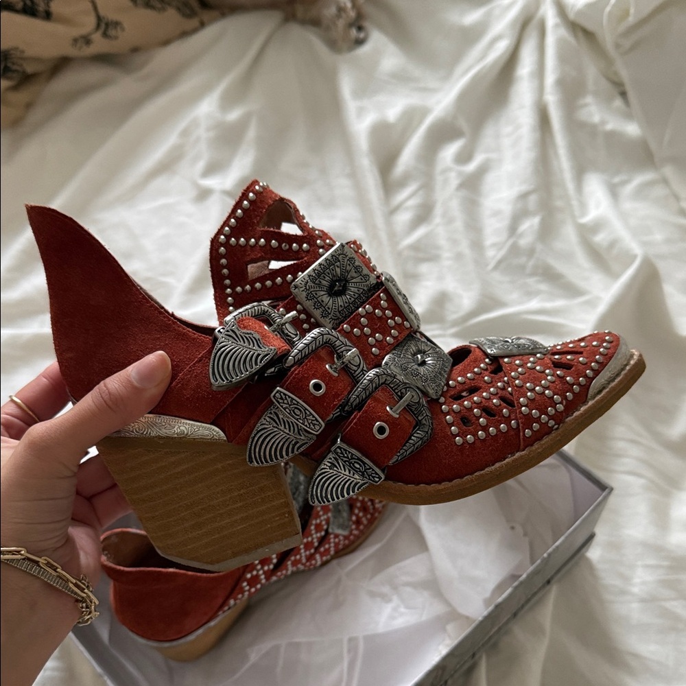 jeffrey campbell wycliff red suede boots